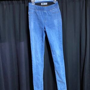 Old Navy Women's Rockstar Super Skinny Jeggings mid-rise Built-In Sculpt